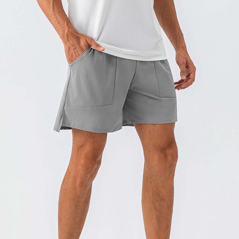 Men's Casual Quick Dry Sports Shorts With Pockets