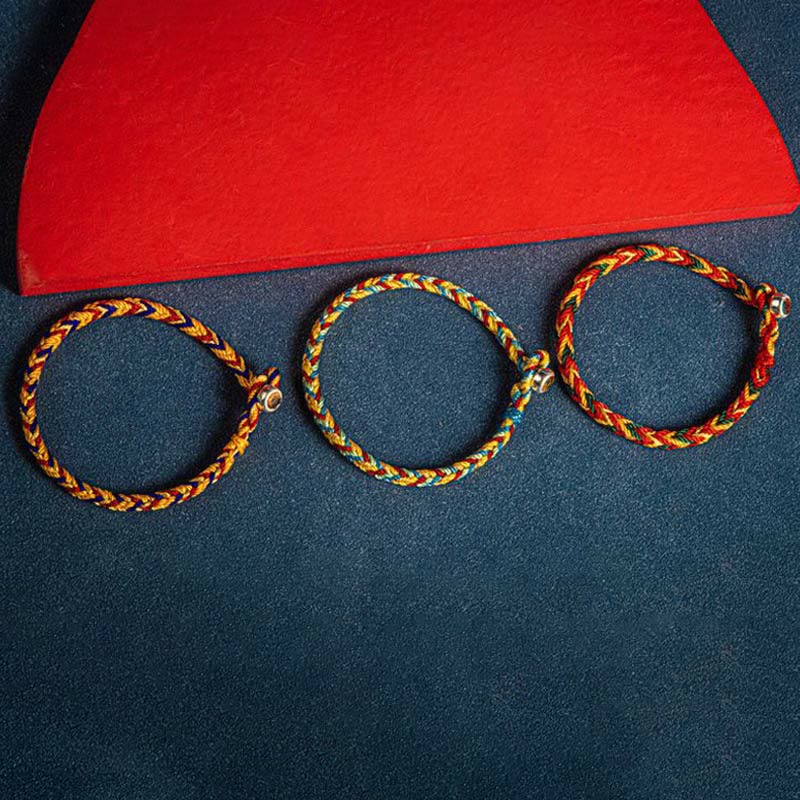 May you be safe and sound all year round Lucky Multicolored Bracelet
