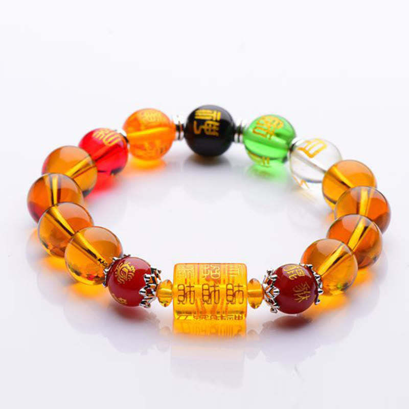 Natural Citrine Fortune Happiness Bracelet