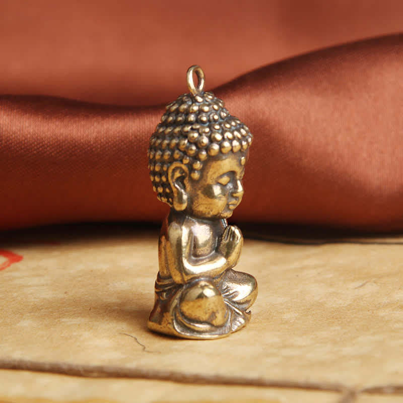 mystic zen Compassion Copper Keychain Pendant Decoration