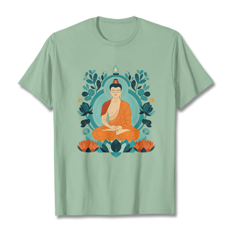 Lotus mystic zen Meditation Tee T-shirt