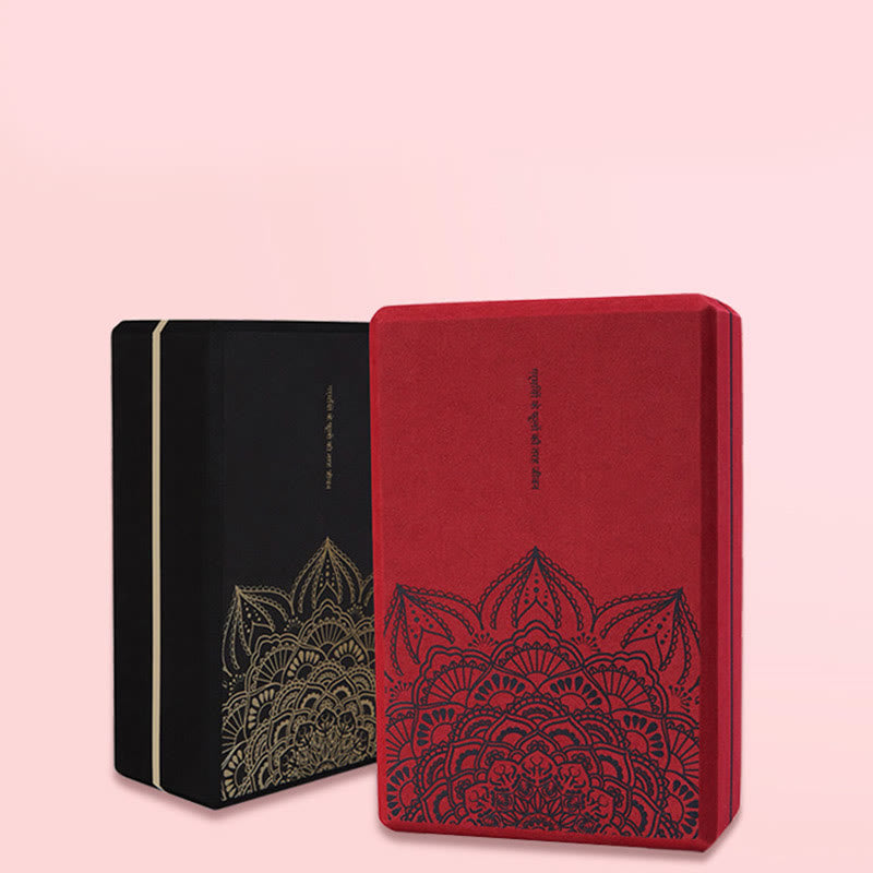 Tibetan Mandala Mindful Soft Non-Slip Foam Yoga Block