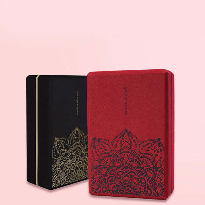 Tibetan Mandala Mindful Soft Non-Slip Foam Yoga Block