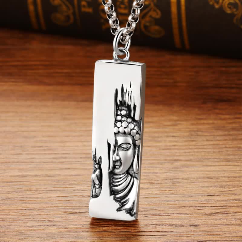 Tathagata mystic zen Strength Protection Amulet Lucky Pendant Necklace