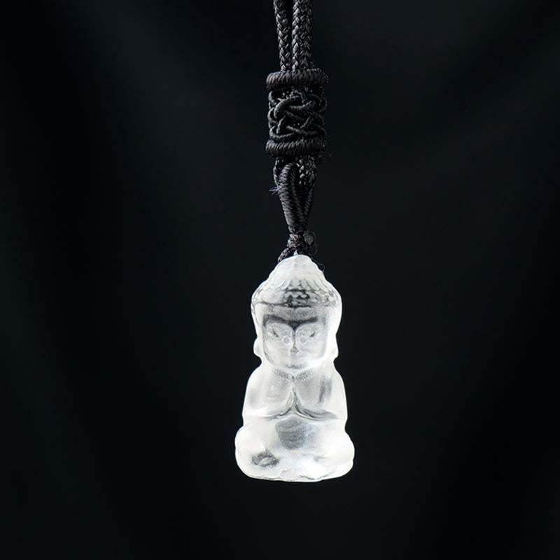 Various Crystal Amethyst Pink Crystal White Crystal Citrine mystic zen Carved Spiritual Healing Necklace Pendant Decoration (Extra 30% Off | USE CODE: FS30)