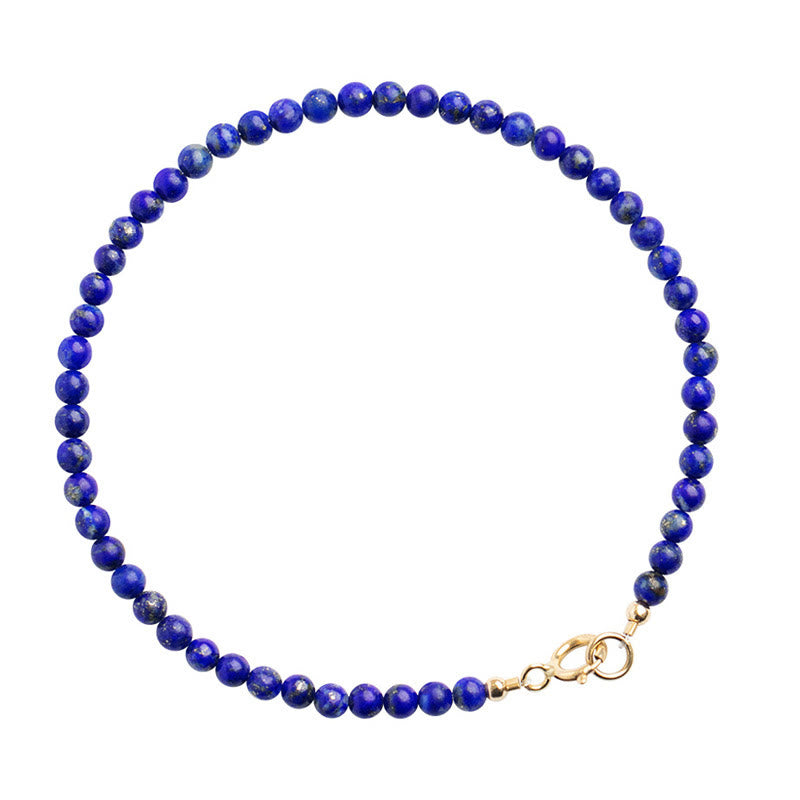 Small Lazurite Ultra-Thin Beads Balance Bracelet