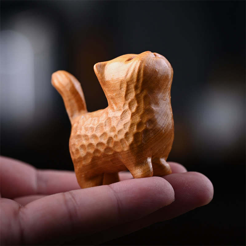 Sandalwood Thuja Sutchuenensis Green Sandalwood Mini Cute Cat Protection Home Decoration