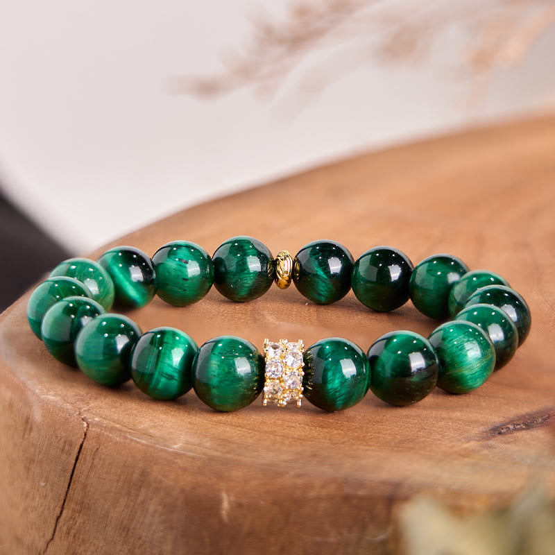 Green Tiger Eye Positive Bracelet