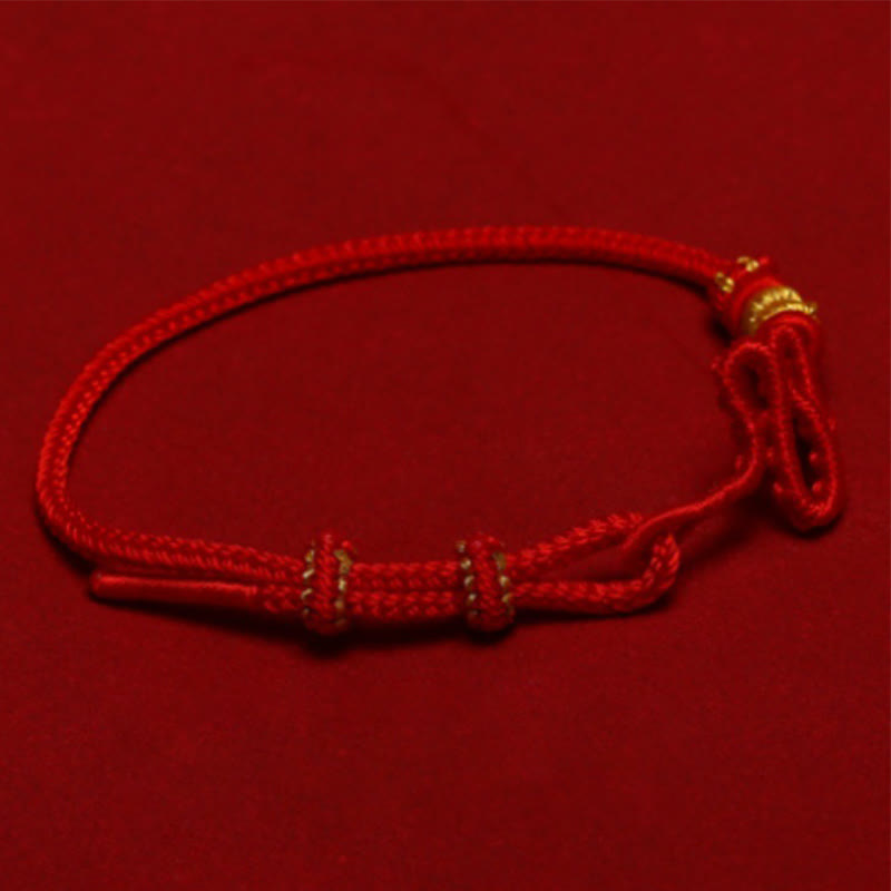 Red String Snake Knot Year Of The Snake Protection Braided Bracelet