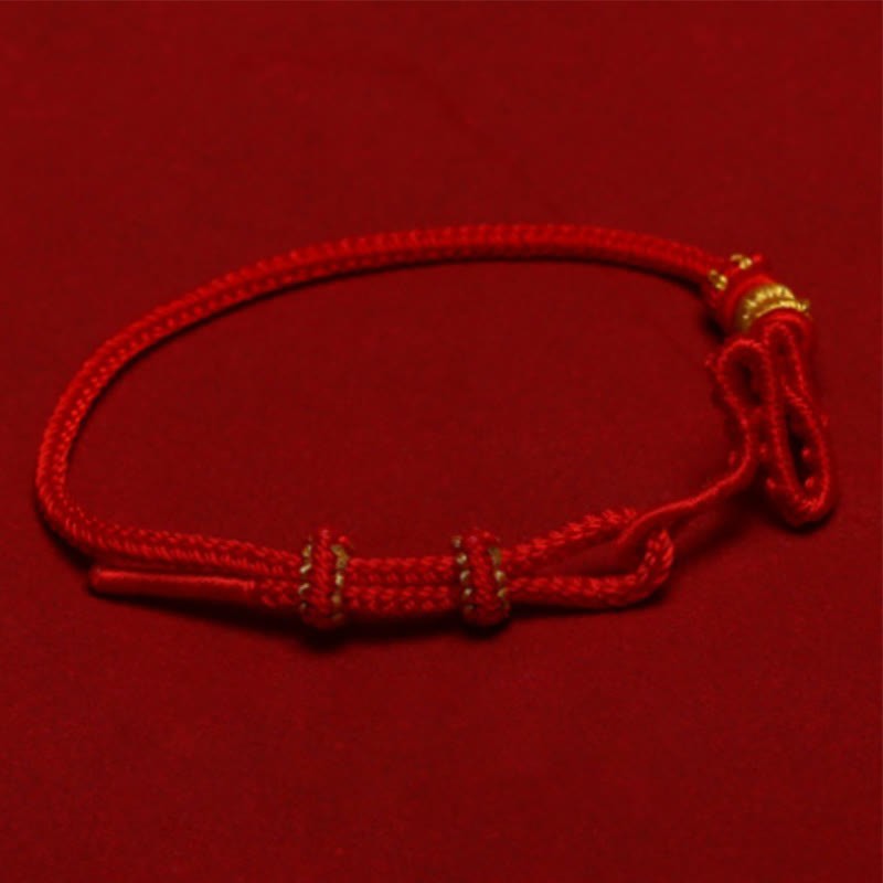 Red String Snake Knot Year Of The Snake Protection Braided Bracelet