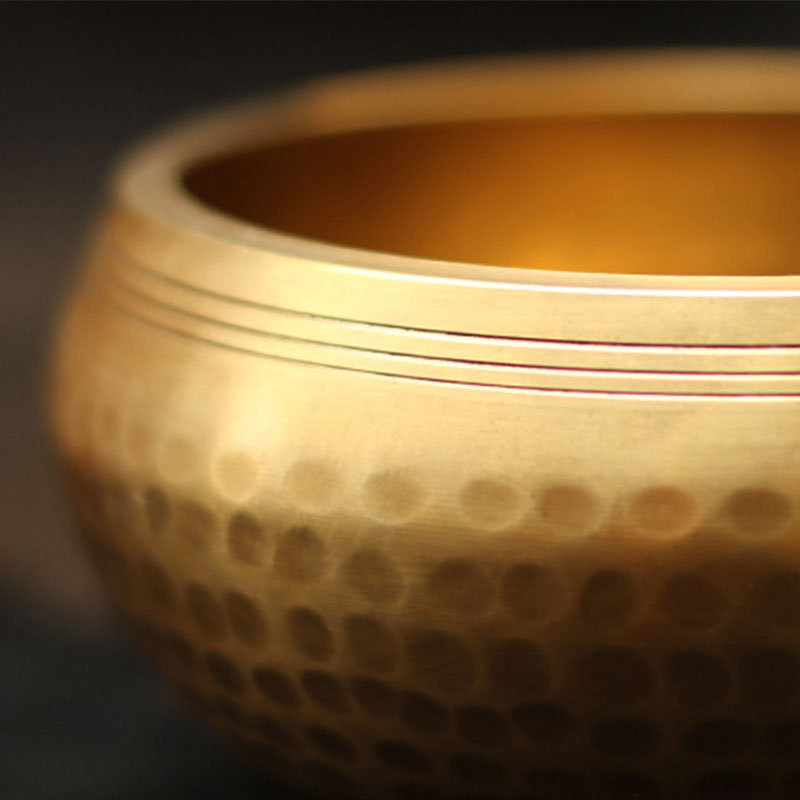 Tibetan Sound Bowl Handcrafted for Relaxation and Mindfulness Meditation Singing Bowl Set