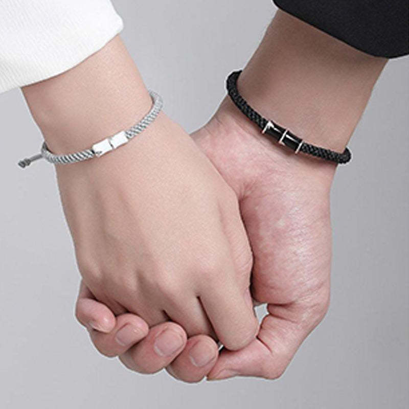 Bamboo Pattern Healing Couple Rope Bracelet