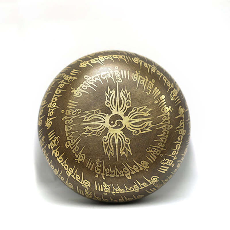 Tibetan Meditation Sound Bowl Handcrafted for Healing and Mindfulness Singing Bowl Set