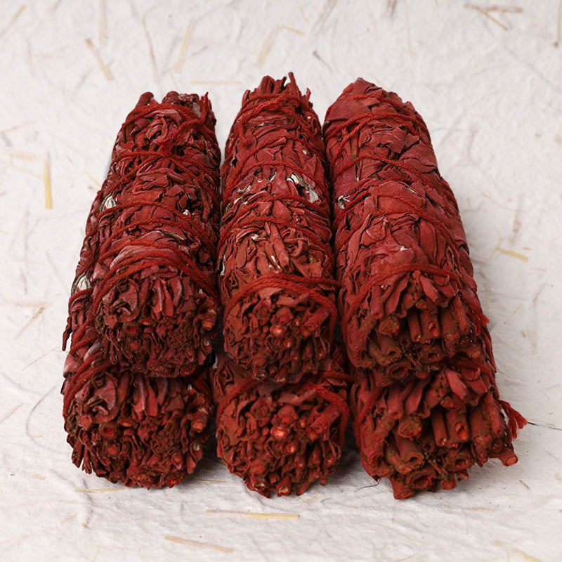 Dragon's Blood Sage Smudge Stick for Home Negative Energy Cleansing Incense Healing Meditation Rituals