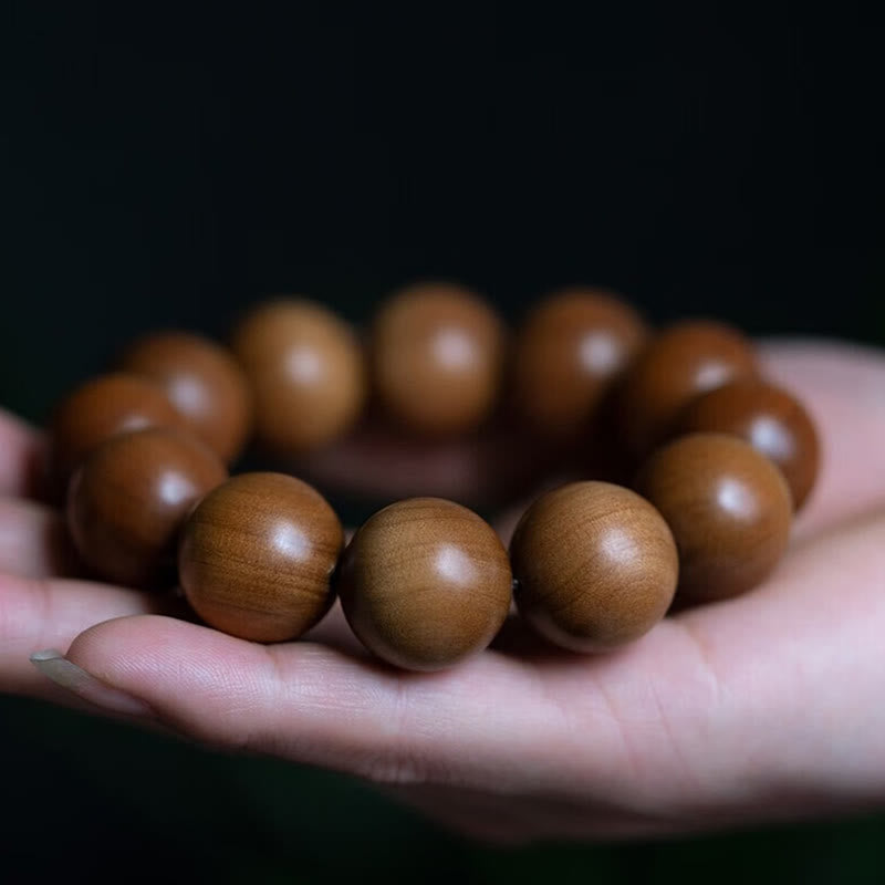 Mysore Sandalwood Wood Bead Healing Mala Bracelet