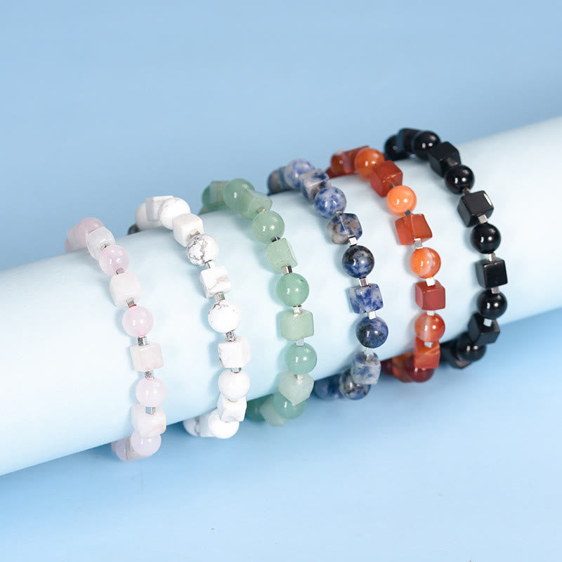 Various Crystals Black Obsidian Purification Bracelet