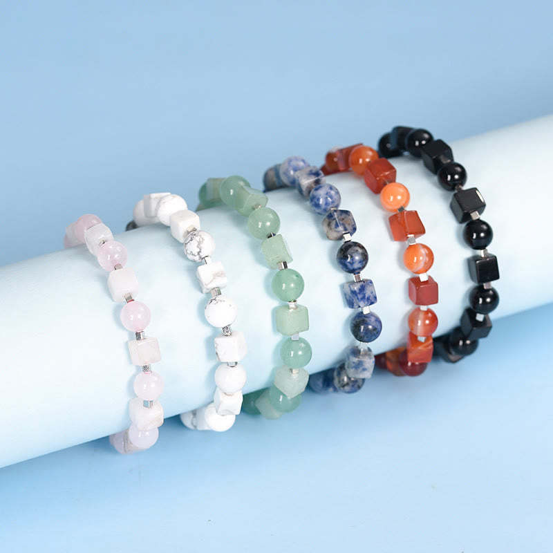 Various Crystals Black Obsidian Purification Bracelet