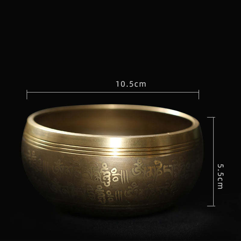 Tibetan Meditation Sound Bowl Handcrafted for Healing and Mindfulness Singing Bowl Set