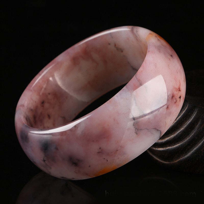 Purple Jade Happiness Protection Bracelet Bangle