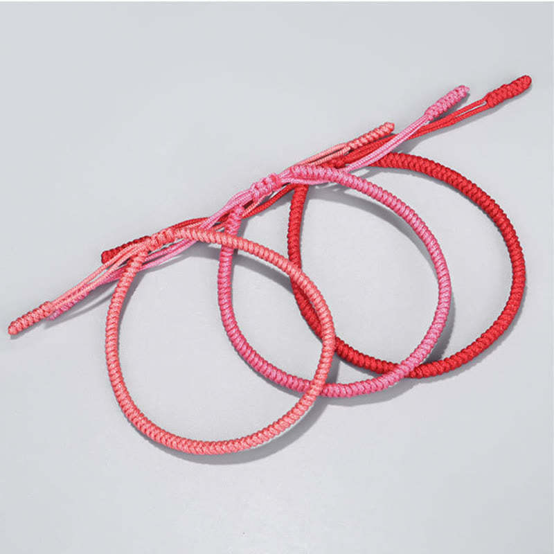 Tibetan 3Pcs King Kong Knot Protection Braided Bracelet