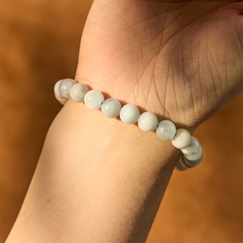 Natural Aquamarine Healing Bead Bracelet