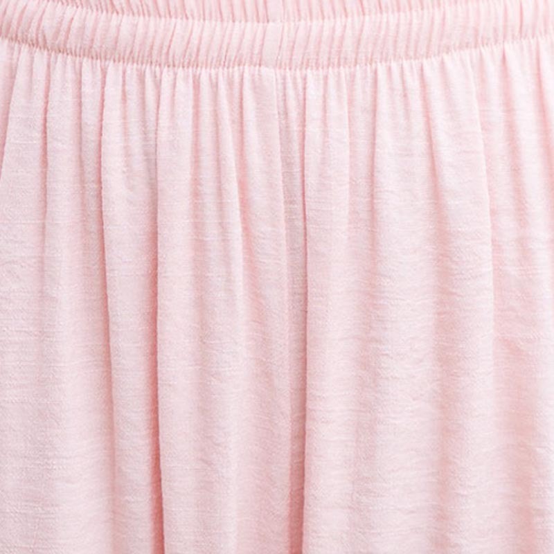 2Pcs Plain Design Top Pants Meditation Yoga Zen Tai Chi Cotton Linen Clothing Women's Set