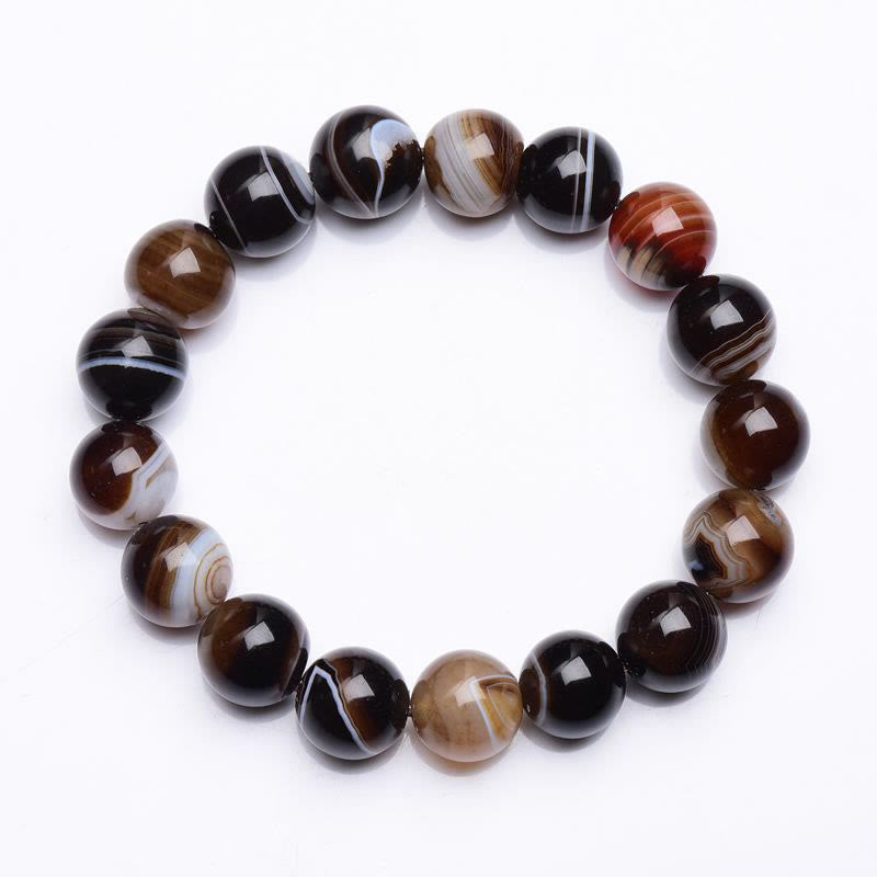 Tibetan Sardonyx Happiness Positive Bracelet