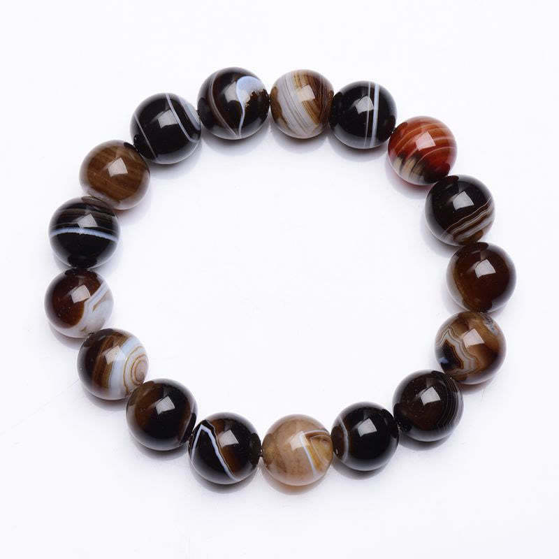 Tibetan Sardonyx Happiness Positive Bracelet