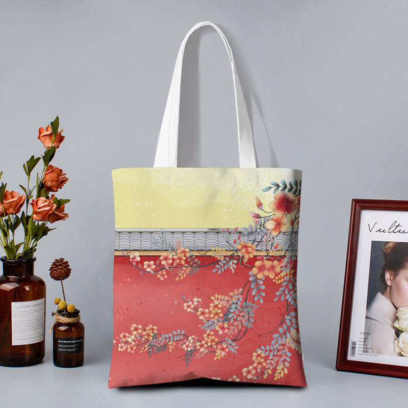 Canvas Colourful Shoulder Bag
