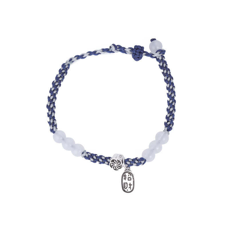Handmade Lucky Fortune Rope Bracelet