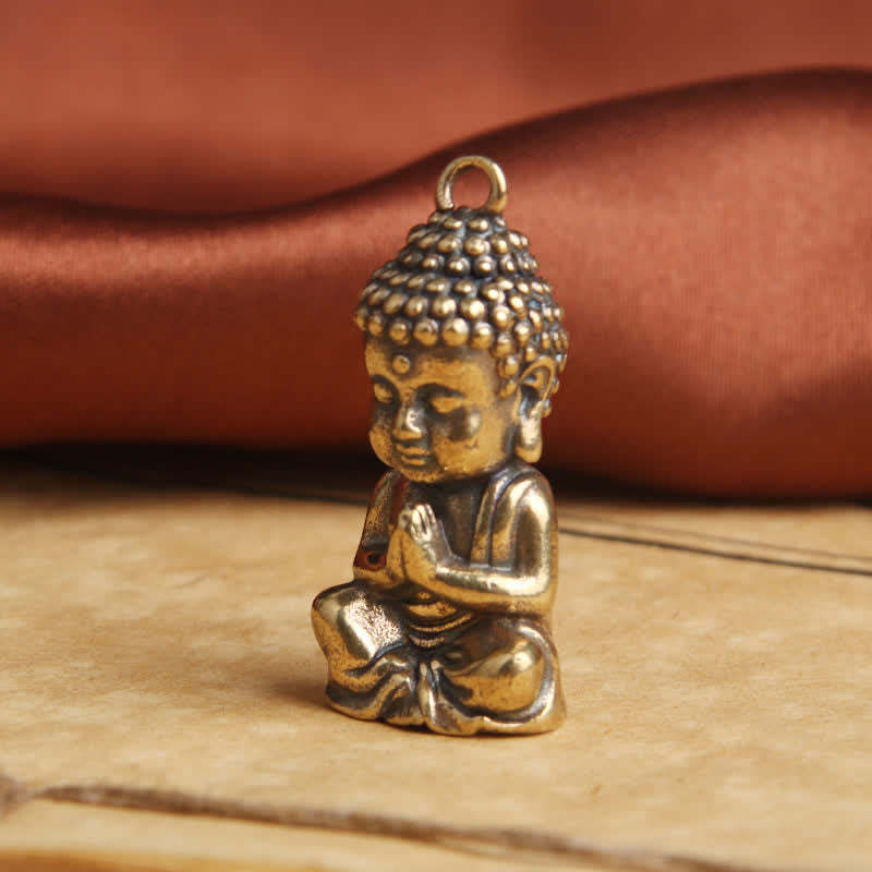 mystic zen Compassion Copper Keychain Pendant Decoration