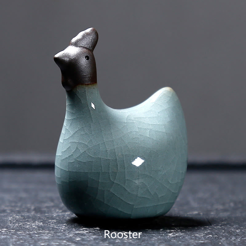 Chinese Zodiac Ceramic Tea Pet Home Decoration