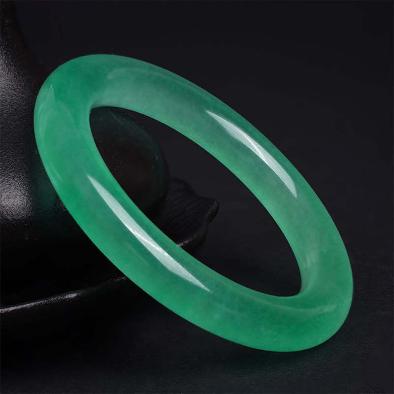 Natural Jade Luck Prosperity Bracelet Bangle