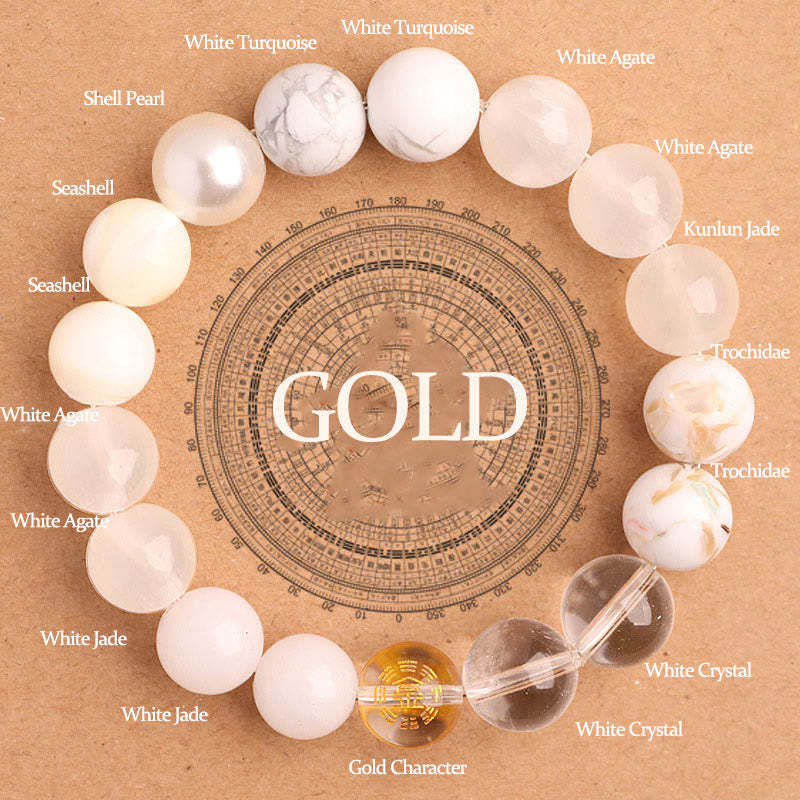 Five Elements Various Agate Balance Luck Bracelet