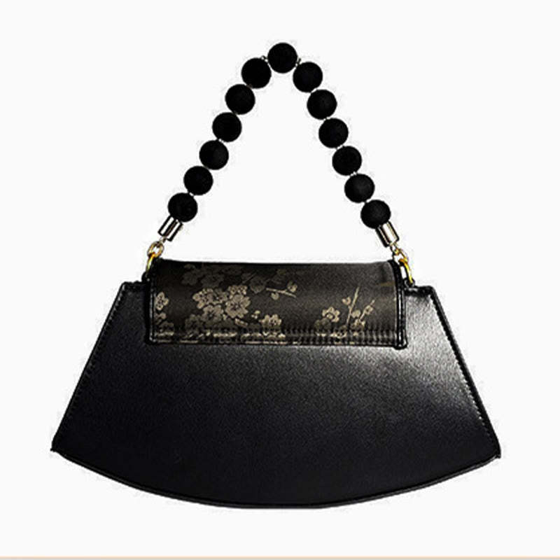 Plum Bamboo Bead Chain Xiangyunsha Silk Crossbody Bag Shoulder Bag