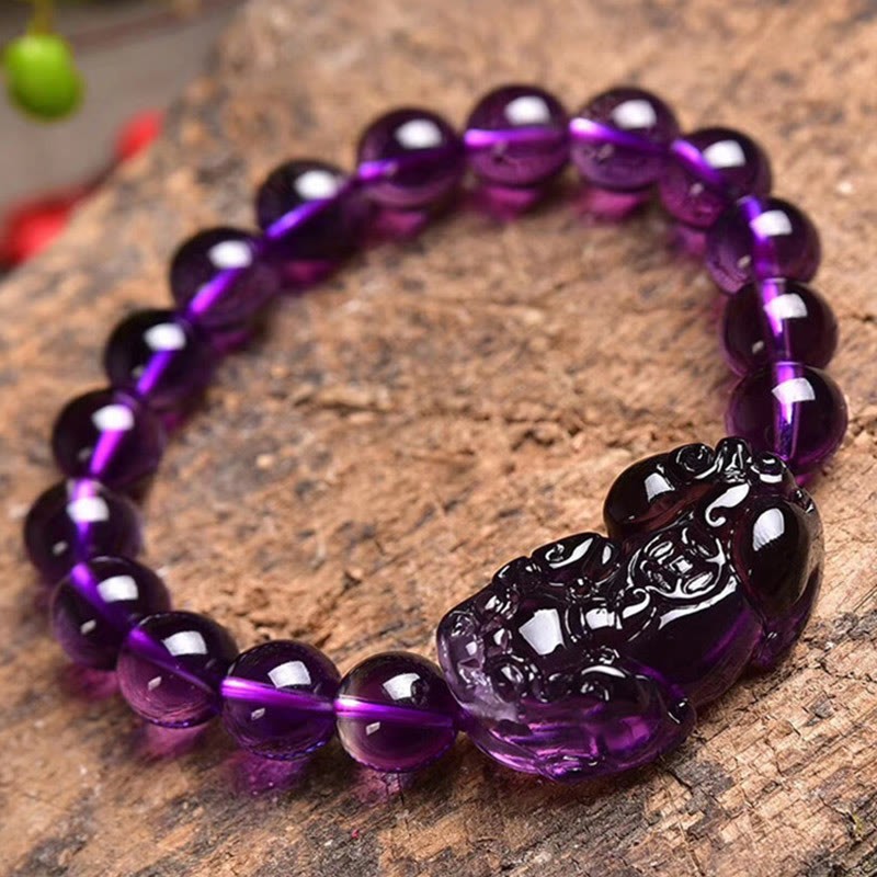 Feng Shui Amethyst Fortune Wealth Bracelet