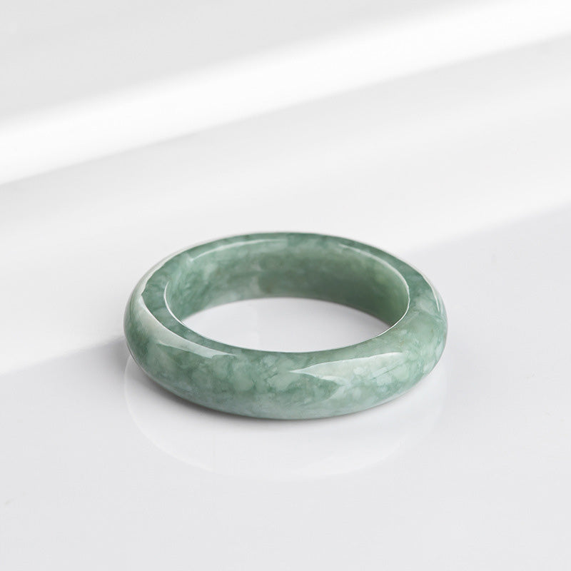 Natural Jade Abundance Healing Ring