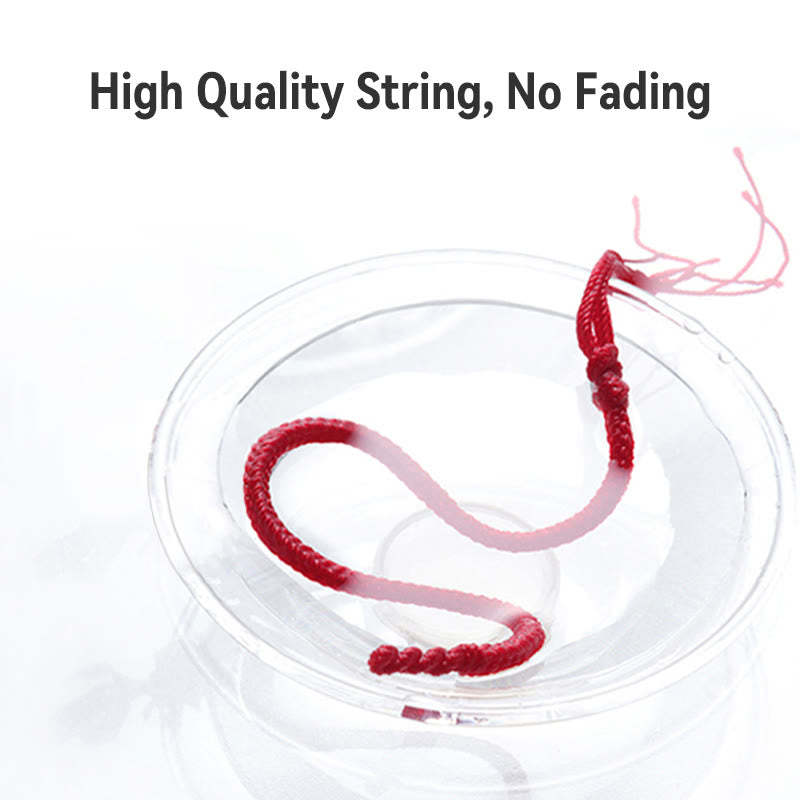Tibetan 999 Gold Om Mani Padme Hum Handcrafted Eight Thread Peace Knot Luck Braided Couple Bracelet