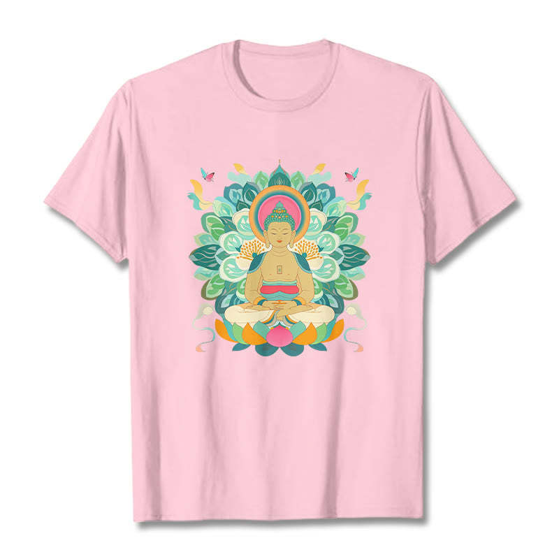 Butterfly Lotus mystic-zen-Inspired Tee T-shirt