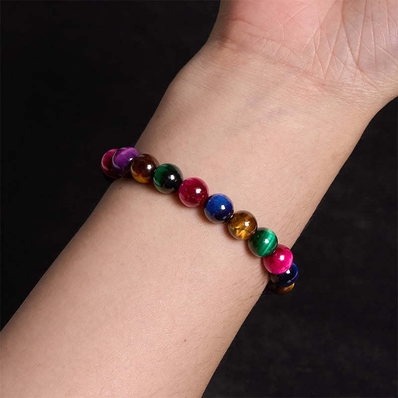 mystic zen Stone Various Tiger Eye Confidence Bracelet