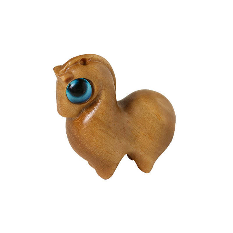 Small Leaf Red Sandalwood Green Sandalwood Lucky Mini Horse Protection Decoration