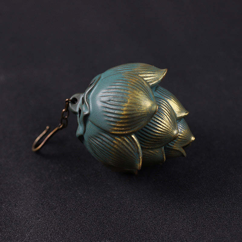 Lotus Meditation Hanging Incense Burner Decoration