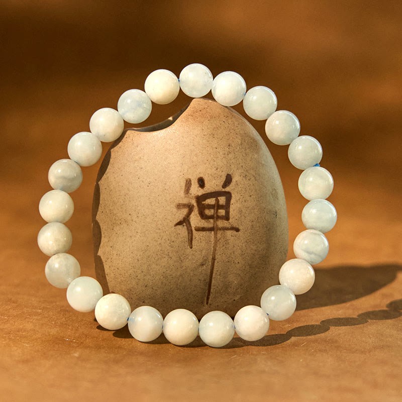 Natural Aquamarine Healing Bead Bracelet