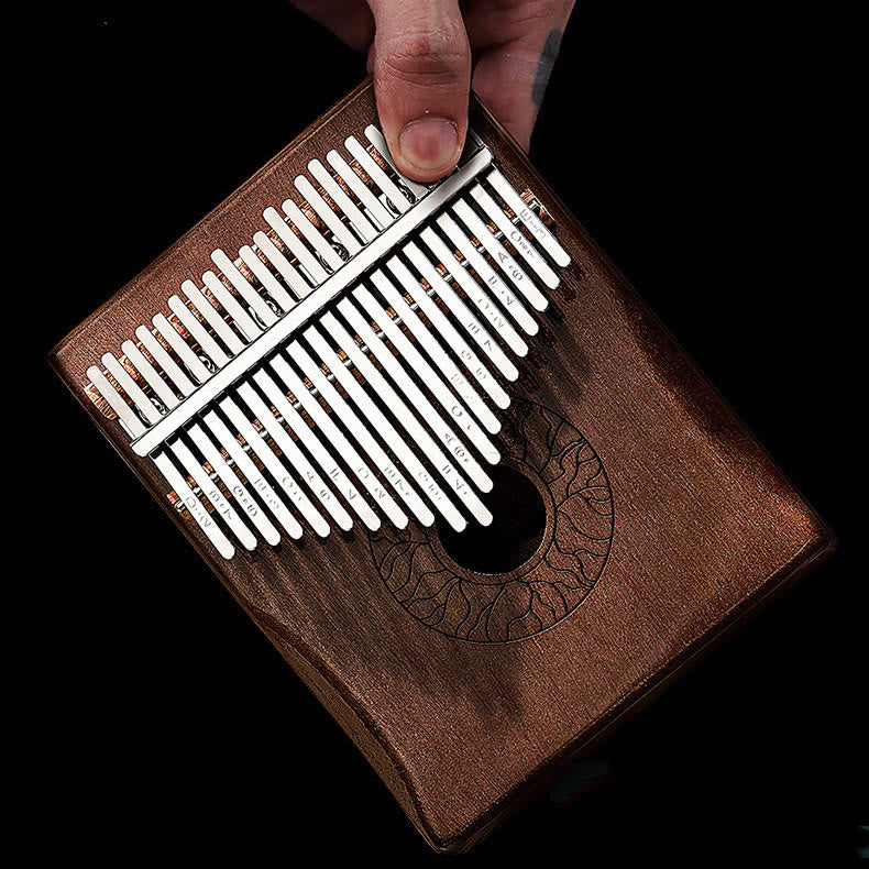Kalimba 17/21 Keys Thumb Piano Lotus Design Portable Finger Piano