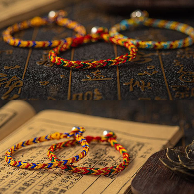 May you be good fortune and success Lucky Multicolored Bracelet