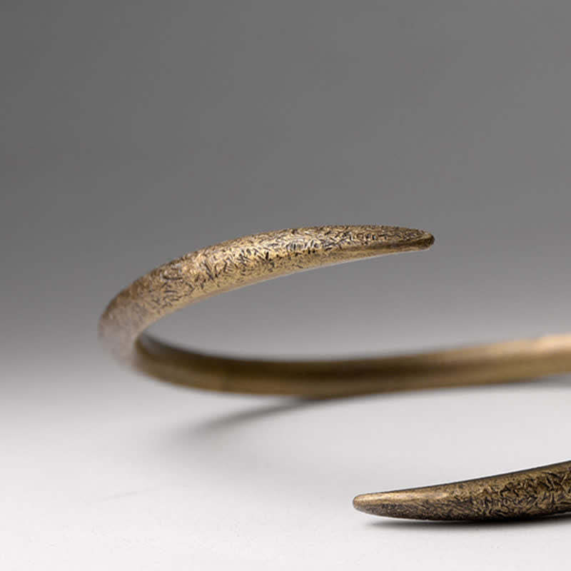 Simple Design Copper Luck Adjustable Cuff Bracelet