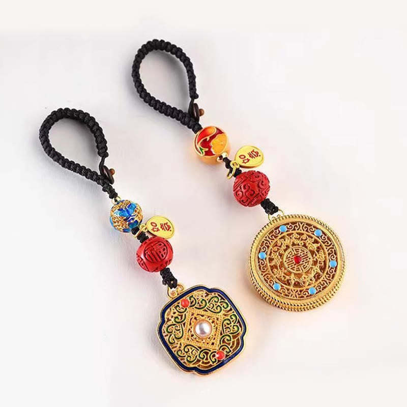 Fu Character Blessing Ruyi Charm Key Chain
