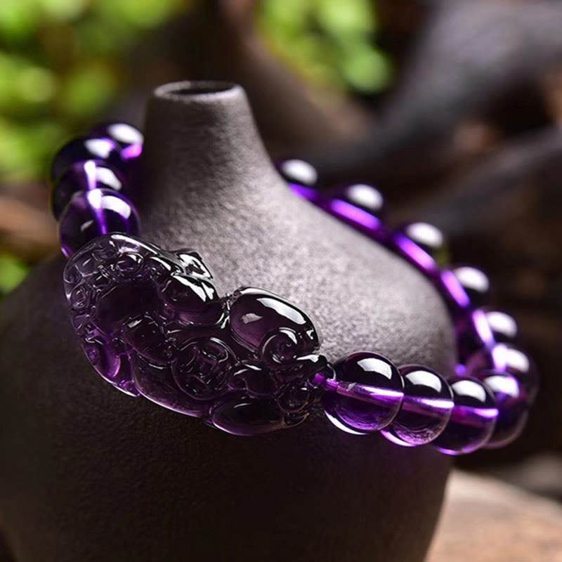 Feng Shui Amethyst Fortune Wealth Bracelet