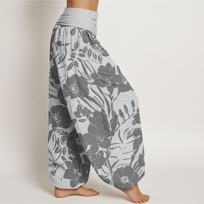 Casual Magnolias Women's Elastic Waist Harem Pants