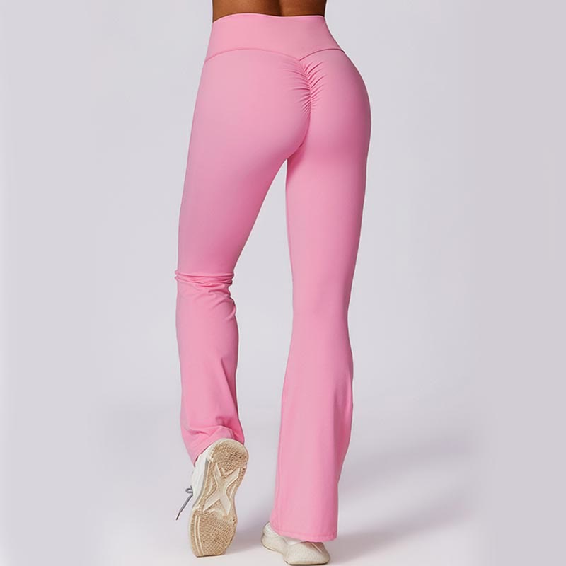 High Waist Flare Pants For Sports Fitness Yoga